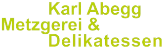 Metzgerei Karl Abegg Logo
